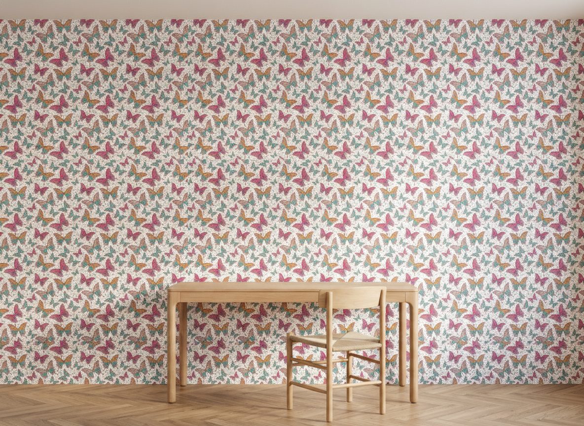 Farfalle Vivaci Colorate in ambiente