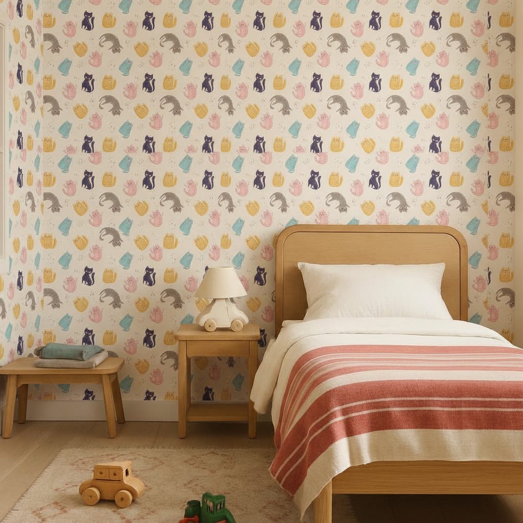 Gatti Colorati Carini in ambiente