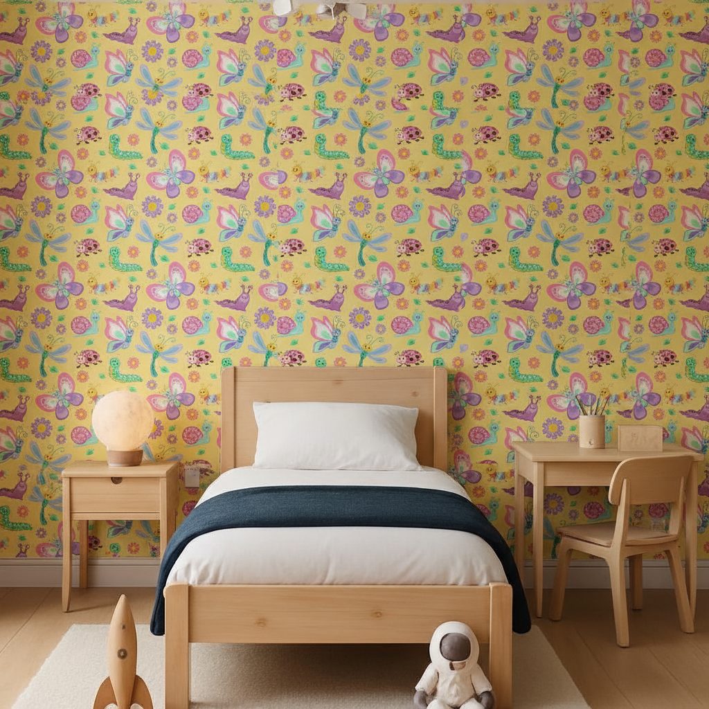 Insetti Cartone Animato in a room setting