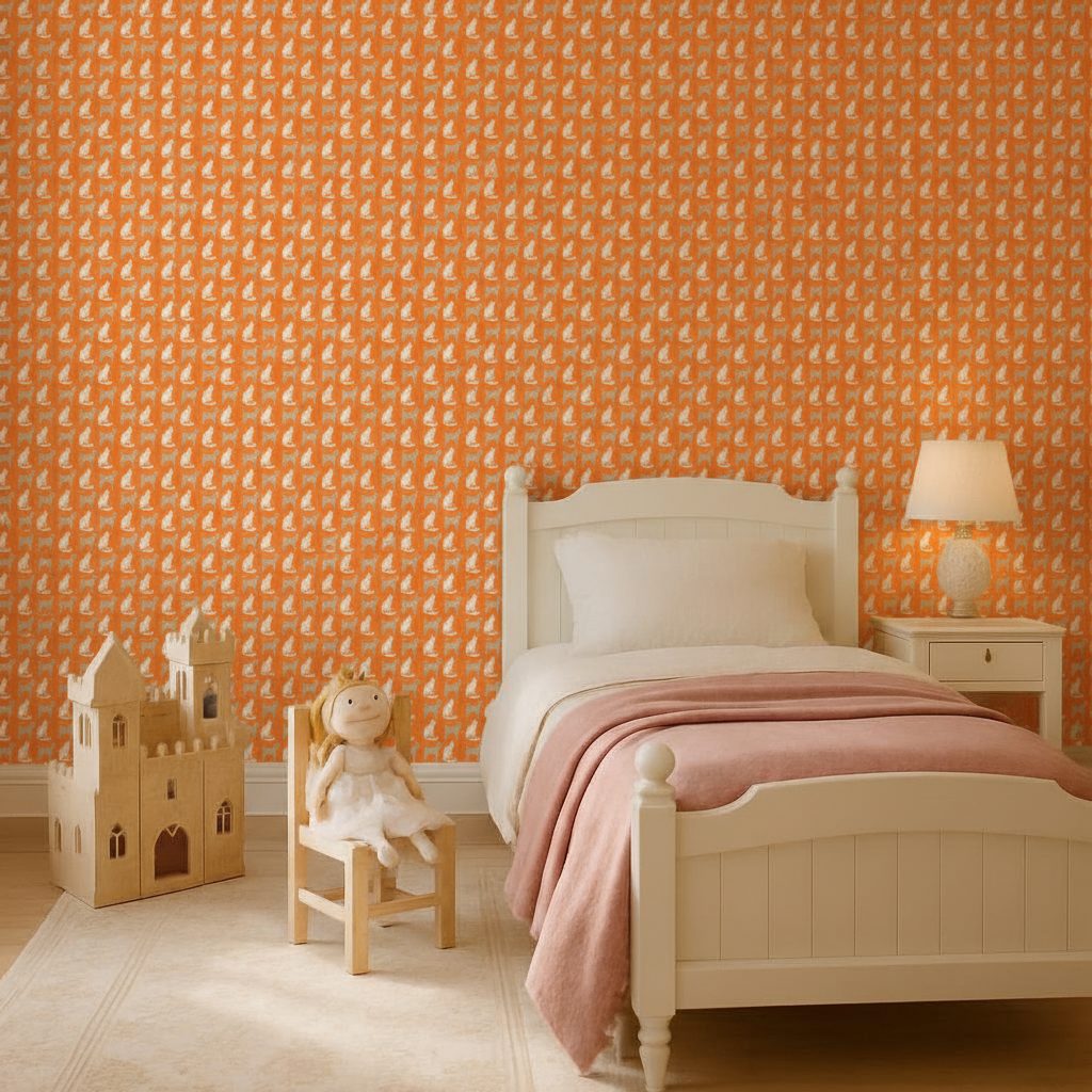 Sagome Cani e Gatti Arancio in ambiente