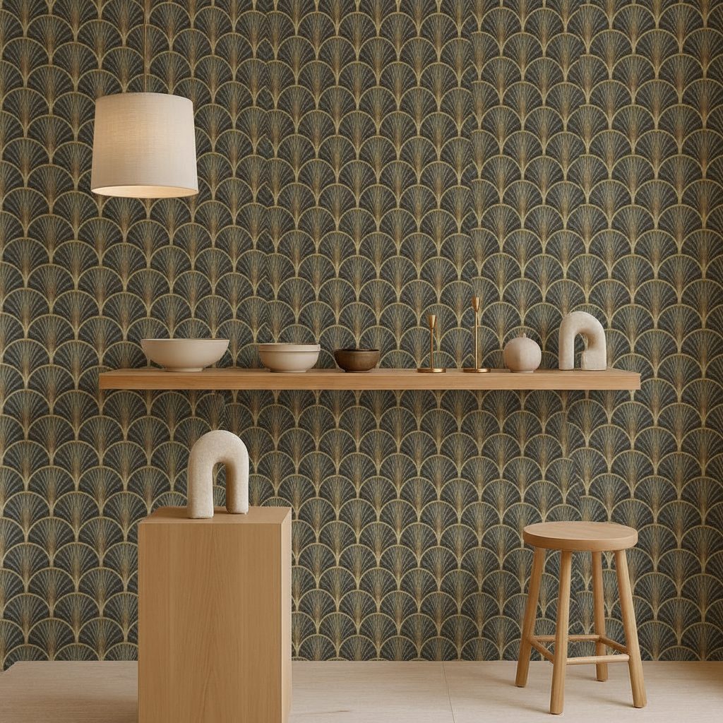 Geometrie Decorative Art Deco in ambiente