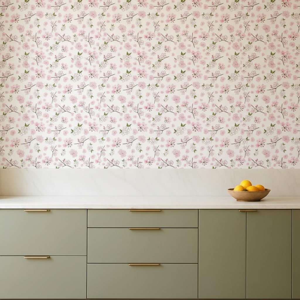 Fiori Ciliegio Eleganti in a room setting