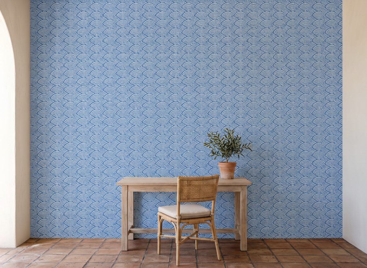 Onde Giapponesi Linee Curve in ambiente
