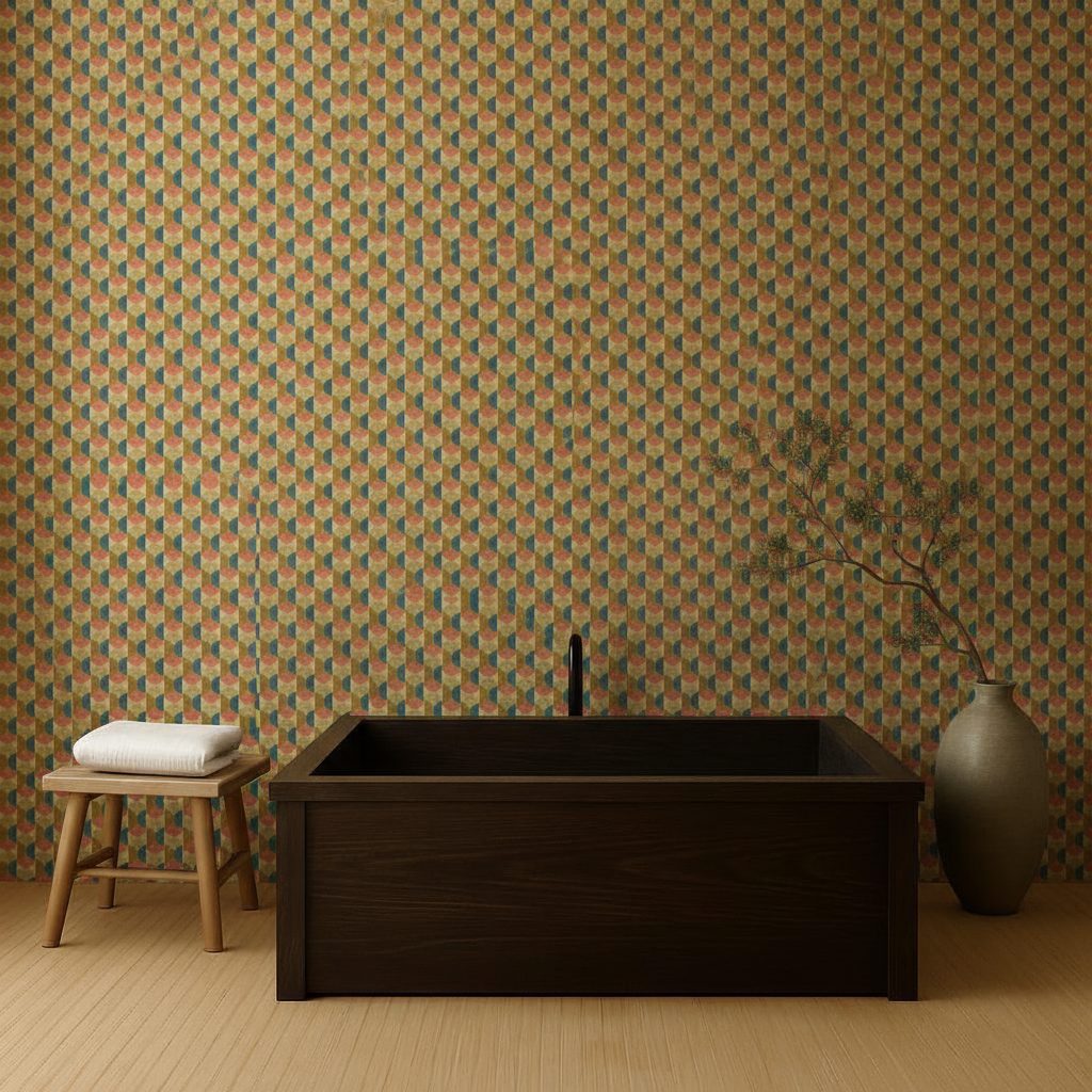Pattern Mid Century Anni Cinquanta in a room setting
