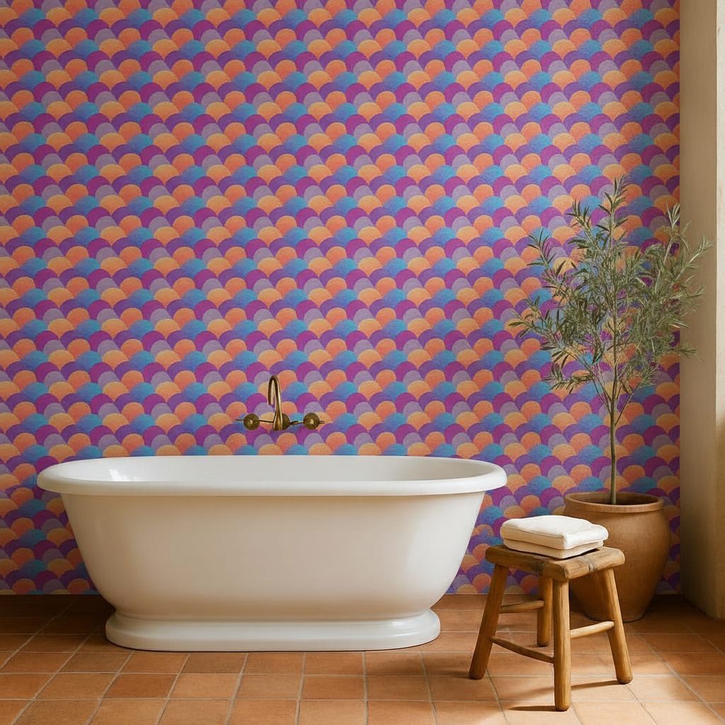 Pattern Arcobaleno Material Design in a room setting