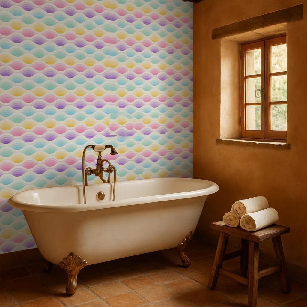 Onde Gialle Effetto 3D in ambiente