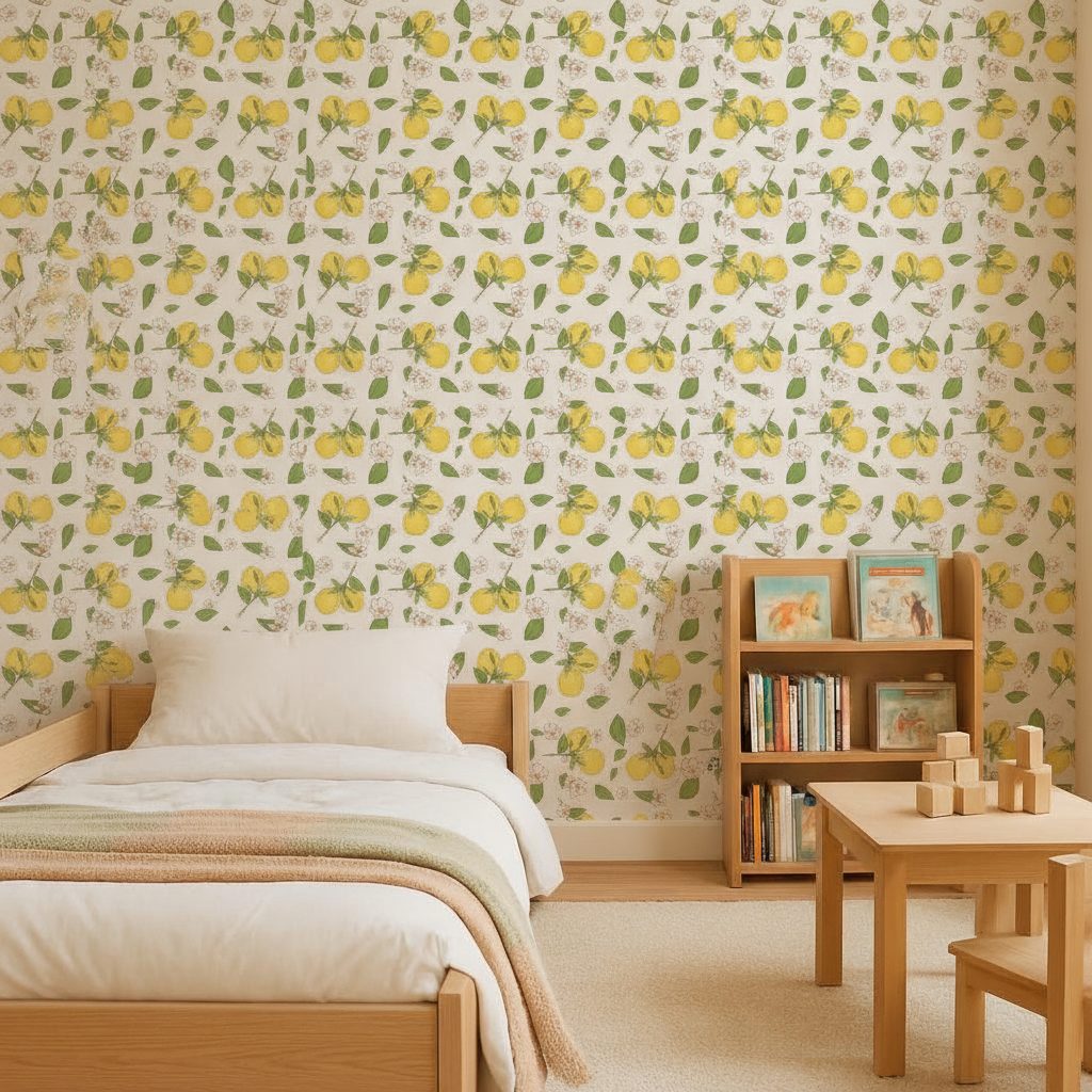 Ramo di Limoni e Fiori in ambiente