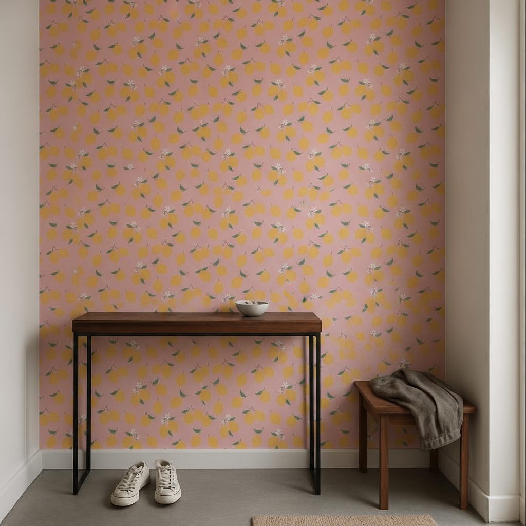 Limoni e Fiori Stile Vintage in ambiente