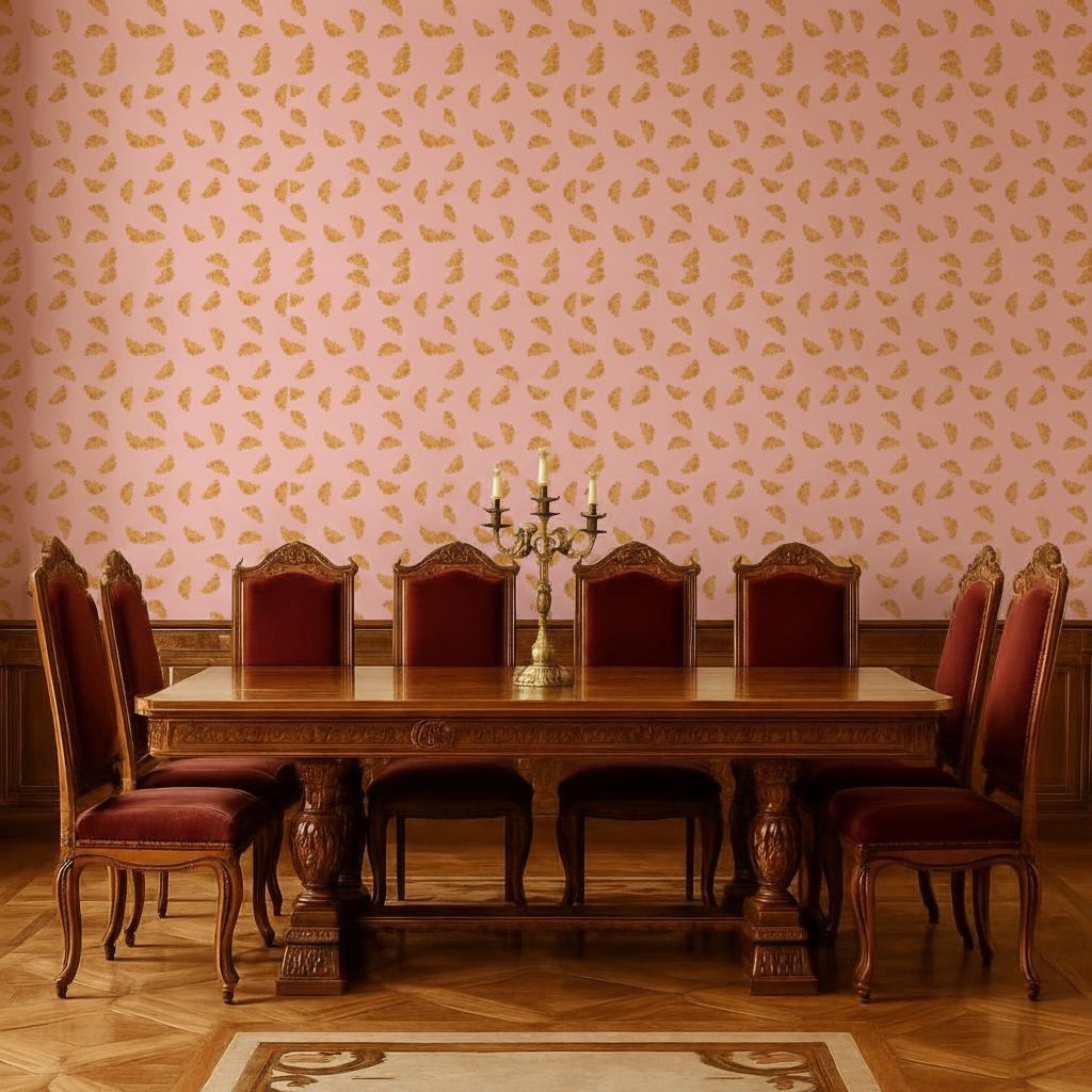 Croissant Disegno Ripetuto in a room setting