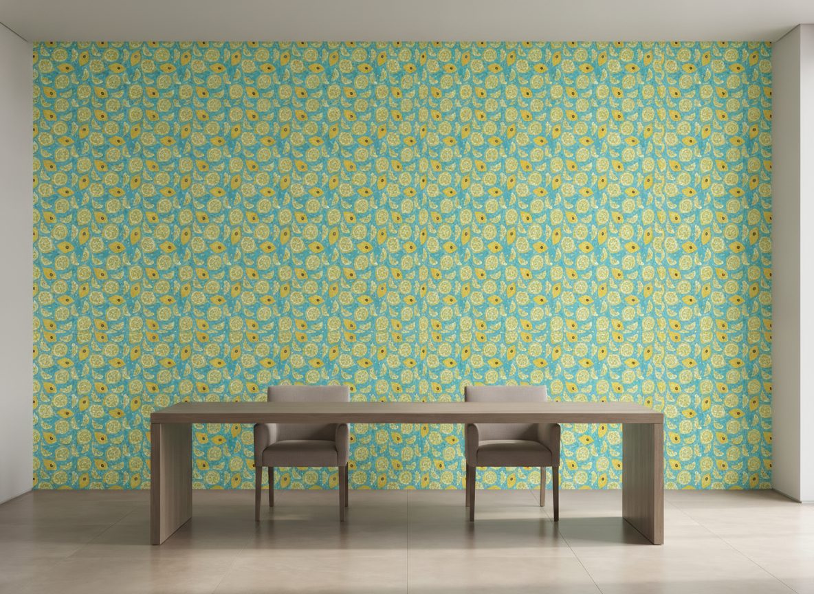 Pattern Limoni in ambiente