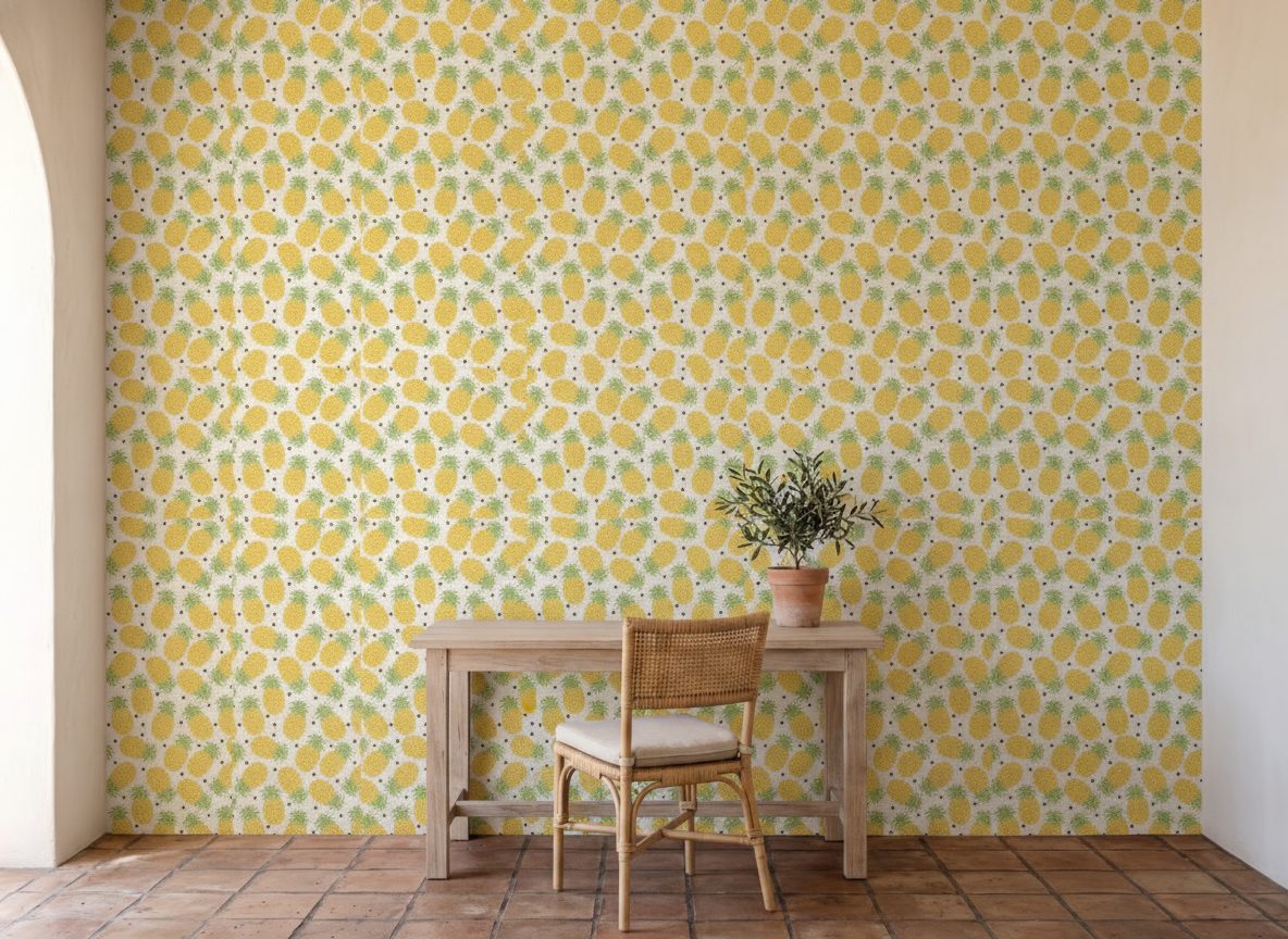 Ananas Pois Colorati in ambiente