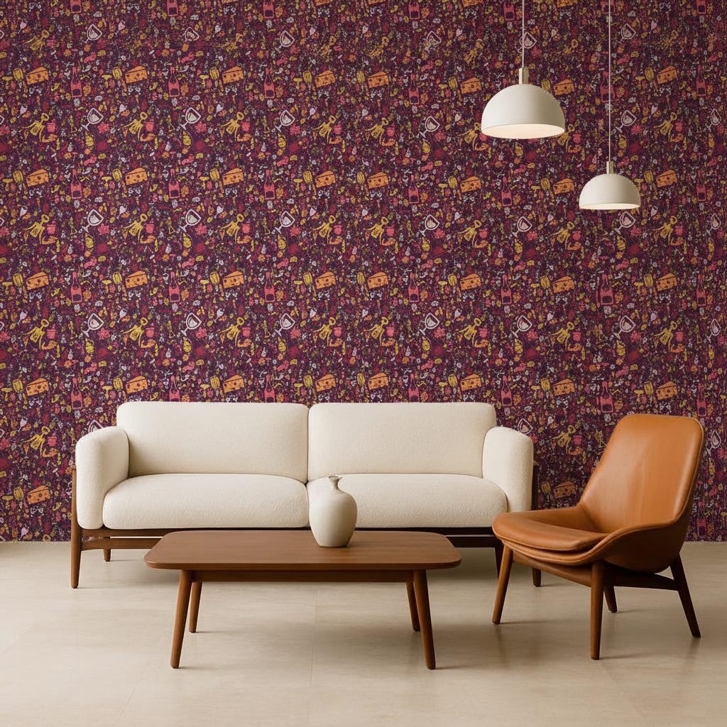 Pattern Vino in ambiente