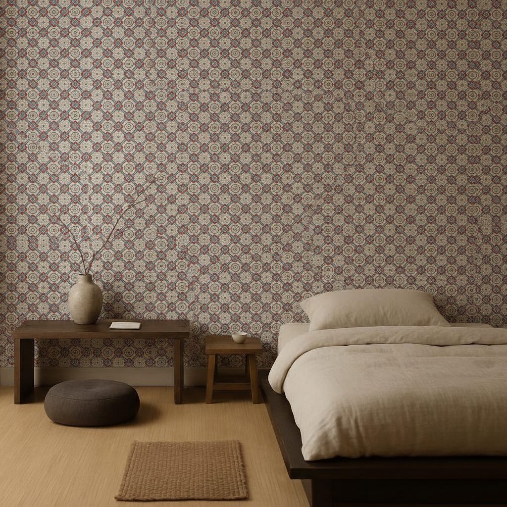 Texture Astratta Mediterranea Disegnata in ambiente
