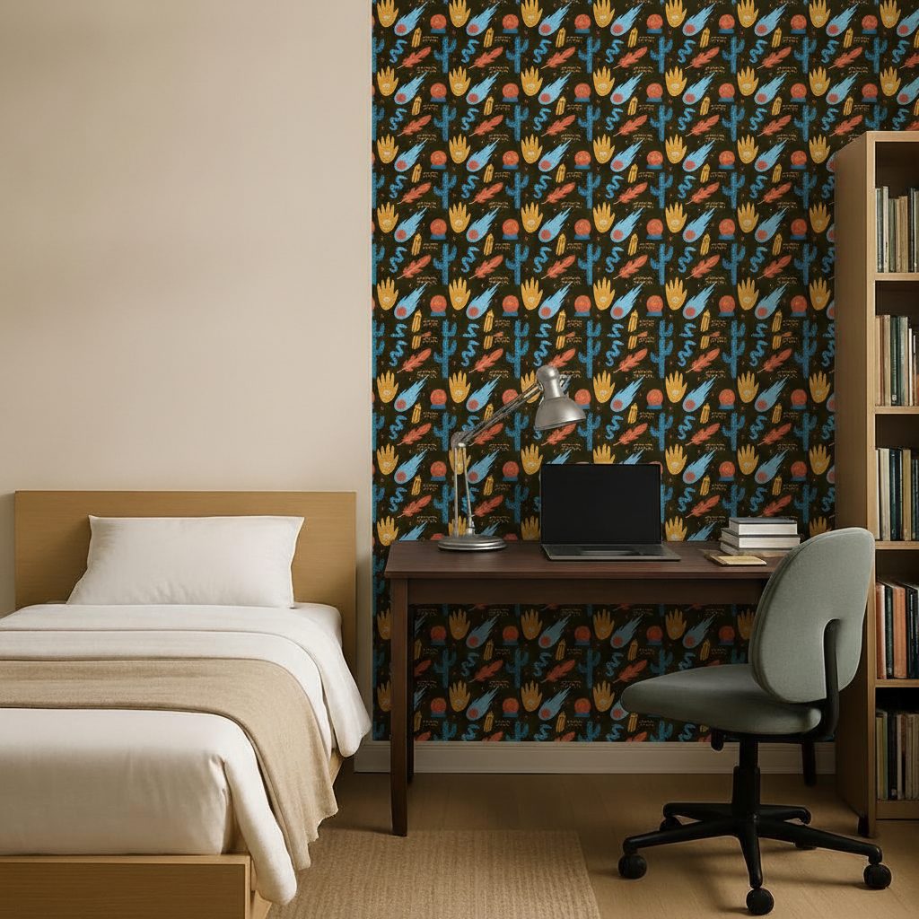 Design Sfondo Estetico Vintage in ambiente