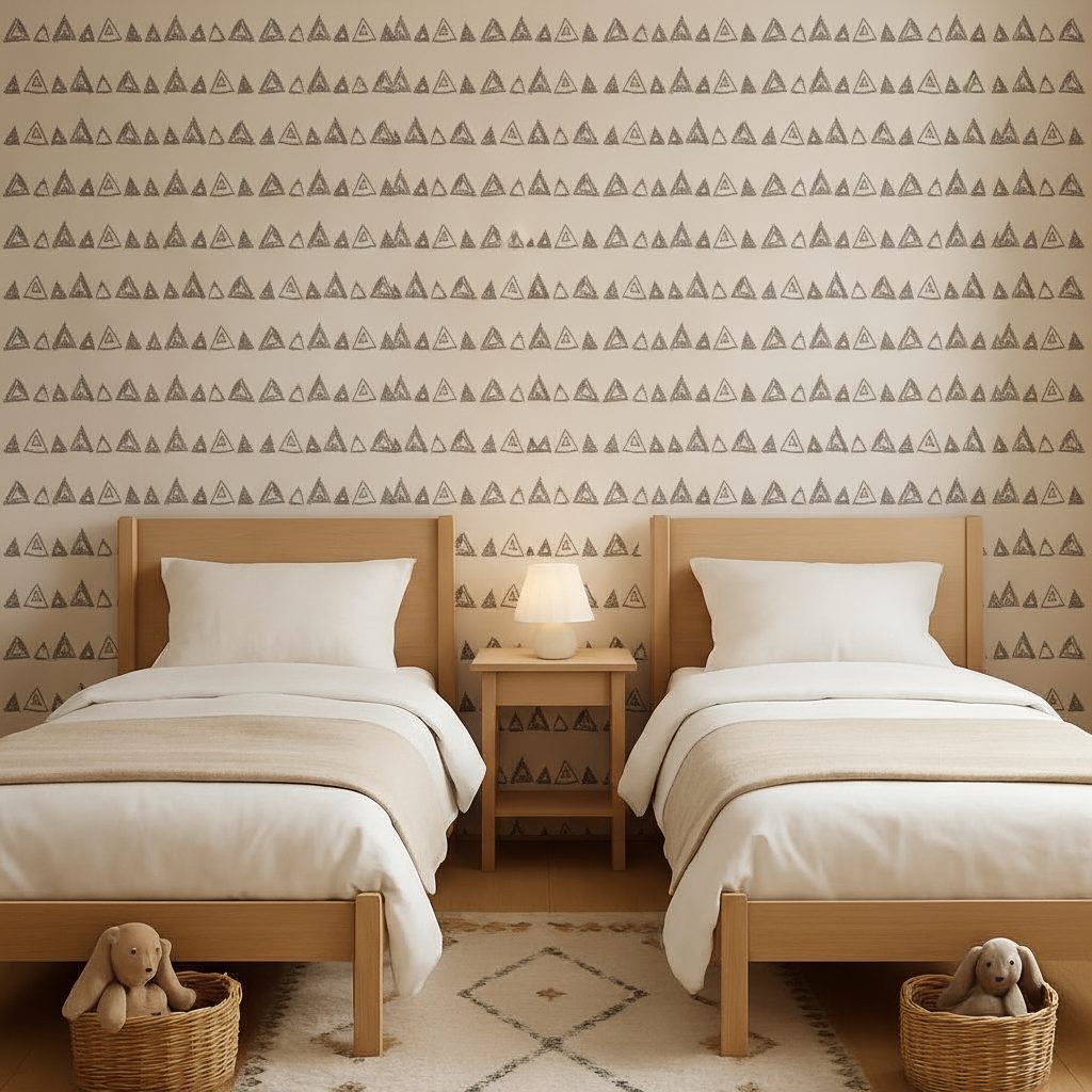Pattern Tribale Astratto Lineare in ambiente