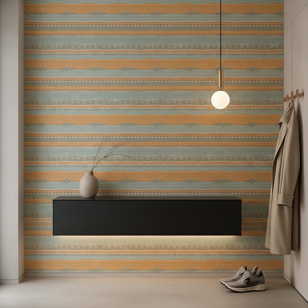 Geometrie Etniche Astratte in ambiente