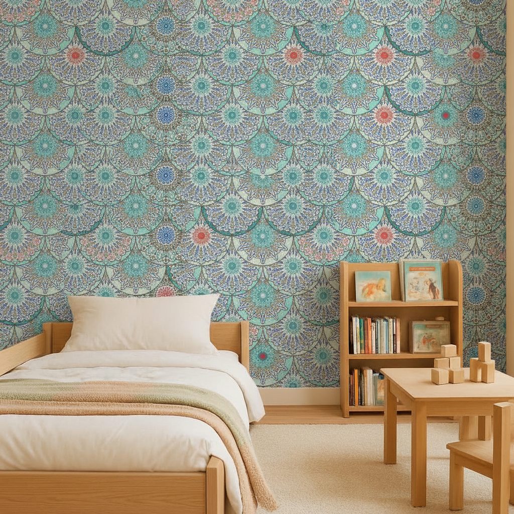 Fiori Astratti Colori Brillanti in ambiente
