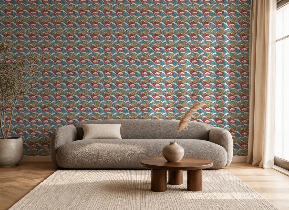 Pattern Marino Blu in ambiente