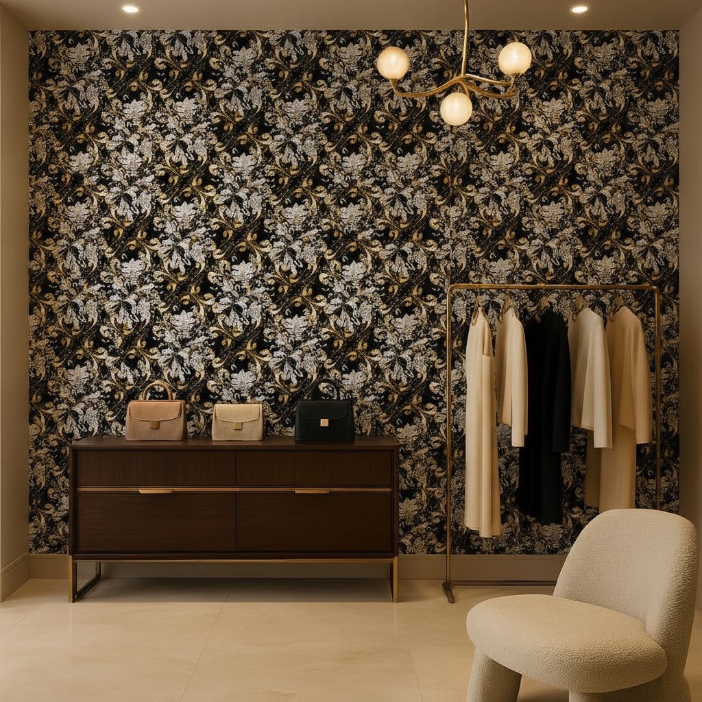 Damasco Reale Floreale Vintage in a room setting