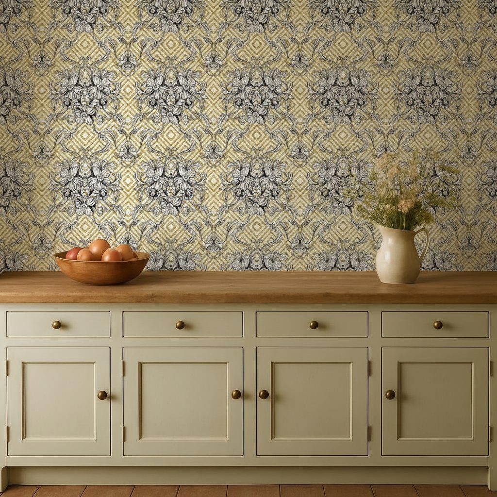 Pattern Fiori Eclettici in ambiente