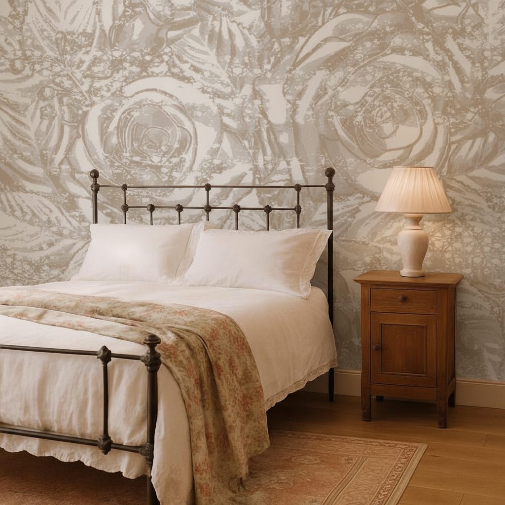 Pattern Etnico Boho Intrecciato in a room setting