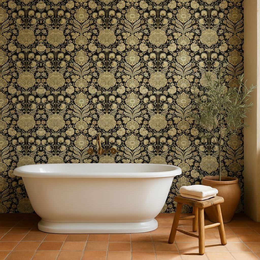 Pattern Stile Paisley in ambiente