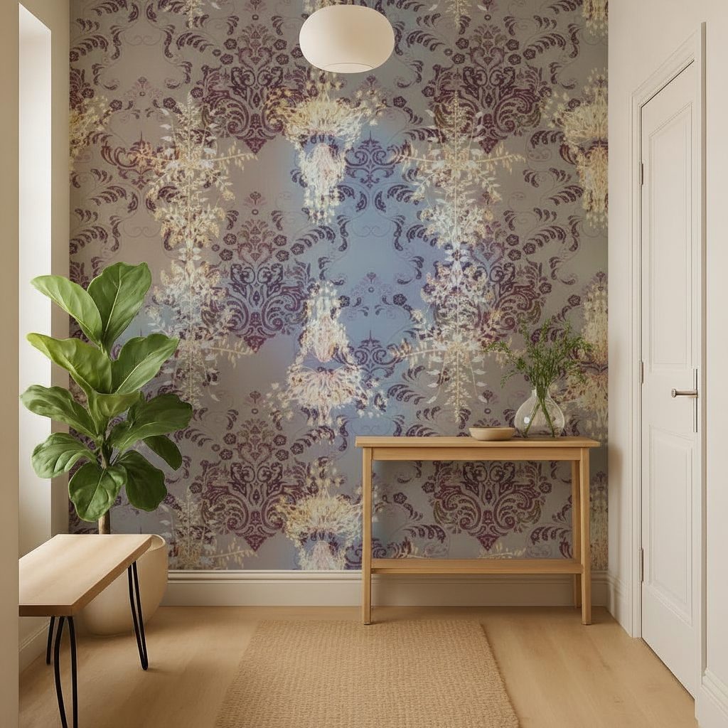 Fiori Doodle Disegnati a Mano in a room setting