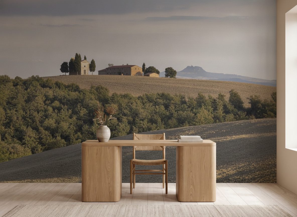 Campo Toscano con Fienile in ambiente