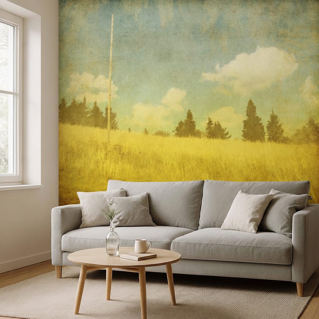 Illustrazione Grunge Natura Vintage in ambiente