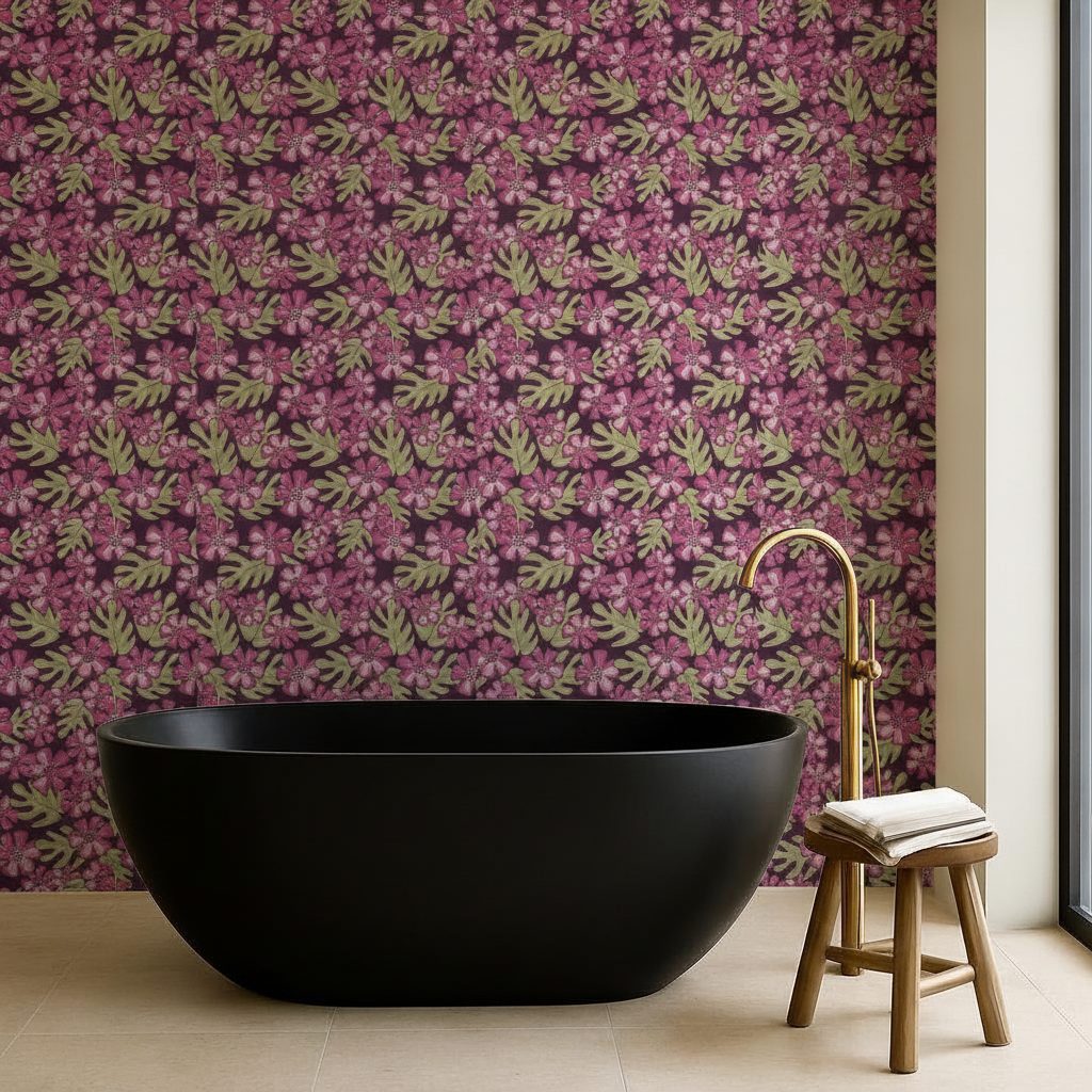 Fiori Esotici Rosa e Viola in ambiente