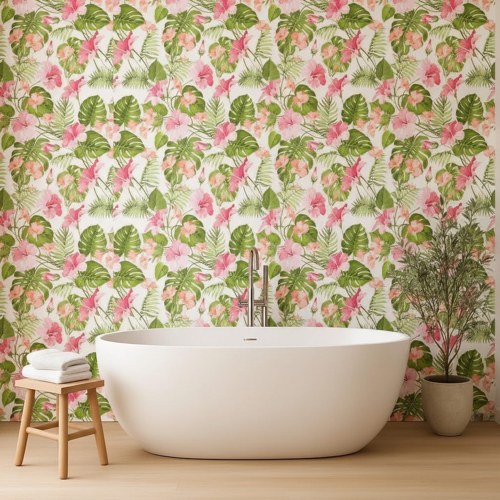 Fiori Tropicali Colorati in ambiente