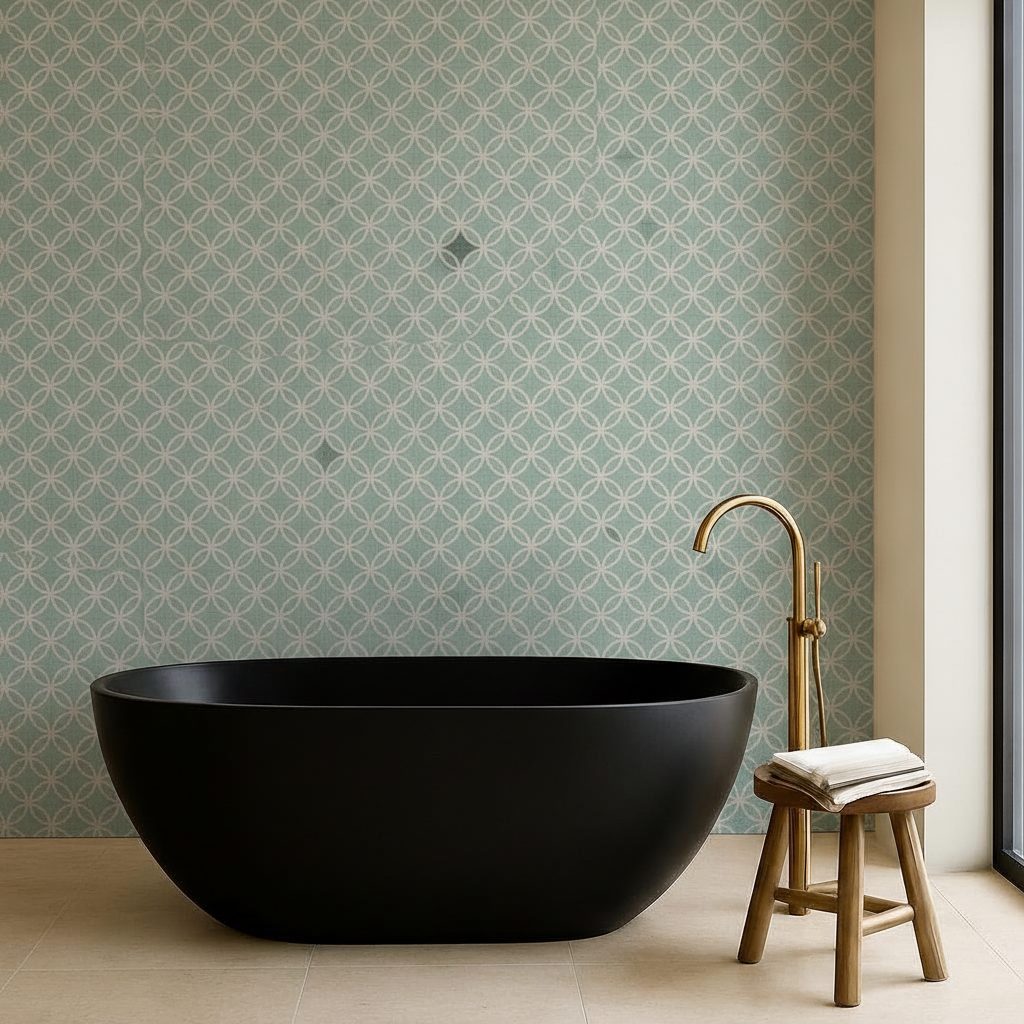 Cerchi Retro Blu in ambiente