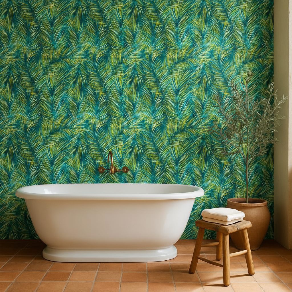Foglie di Palma Tropicali in ambiente