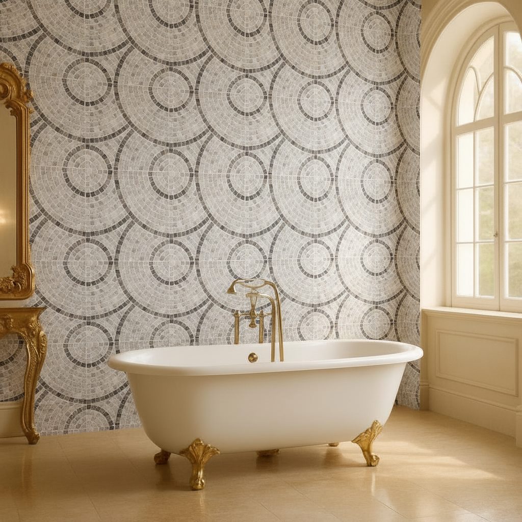 Mosaico di Pietra Marmorea in ambiente