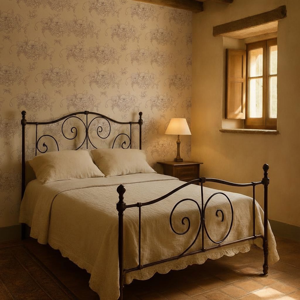 Fiori Botanici Vintage Beige in ambiente