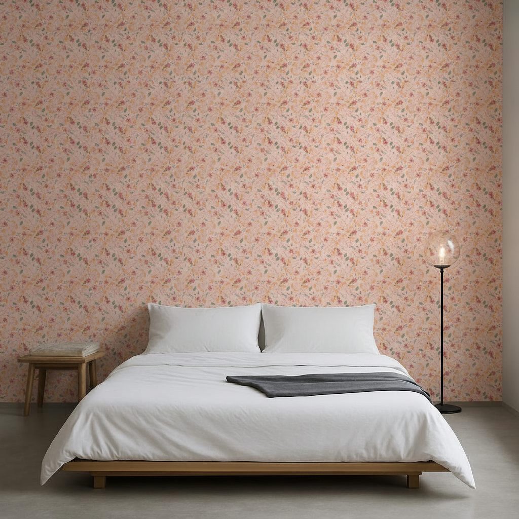 Fantasia Floreale Astratta in a room setting
