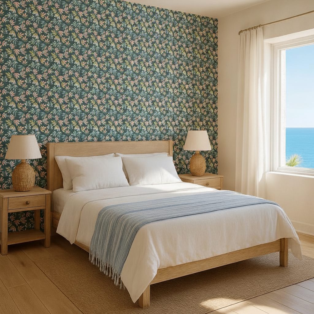 Foglie Astratte Design Moderno in ambiente