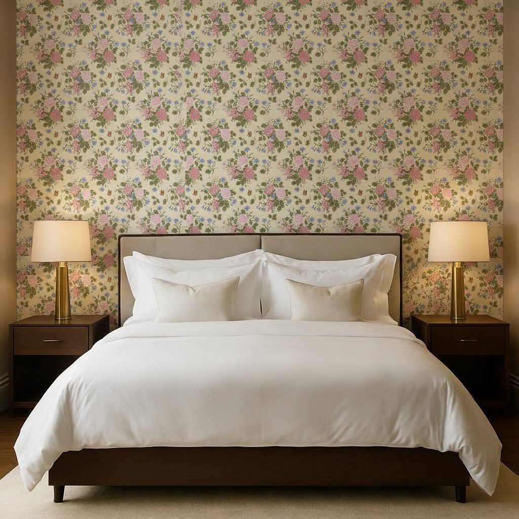 Pattern Floreale Continuo in ambiente