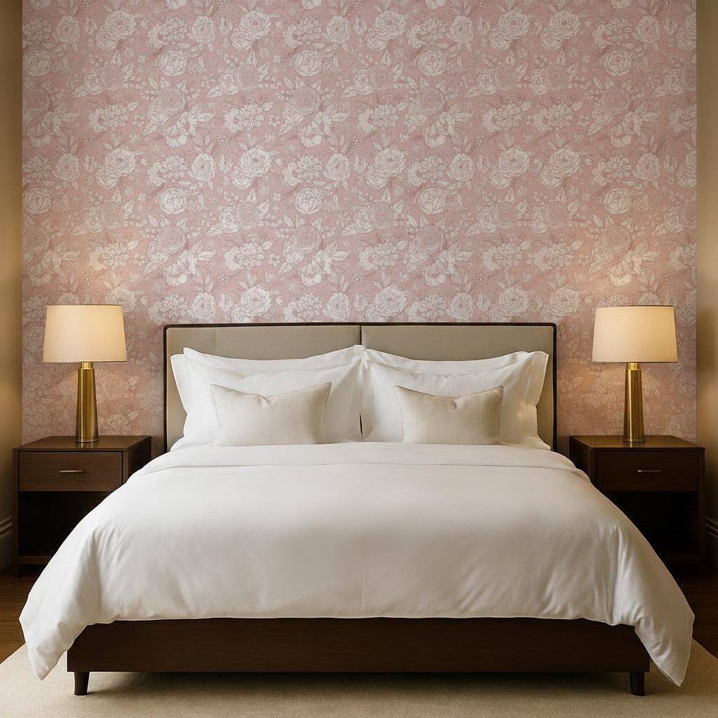 Fiori Bohemien Disegnati a Mano in ambiente