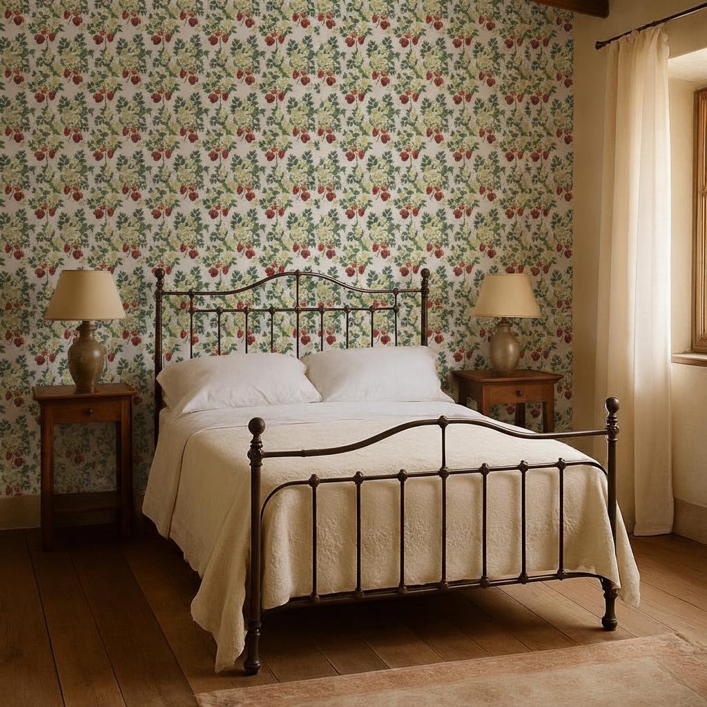 Bouquet Fiori e Foglie Vintage in ambiente