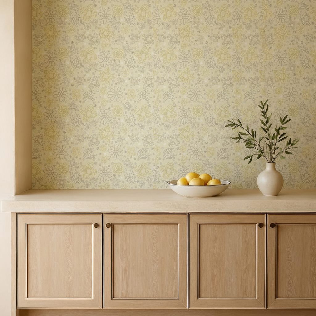 Fantasia Floreale Fiori Astratti in ambiente