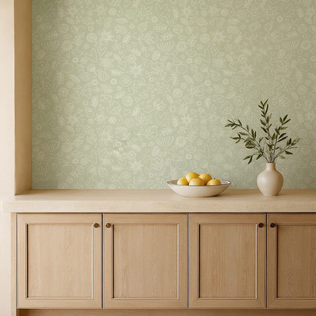 Fantasia Amore Pastello Verde in ambiente