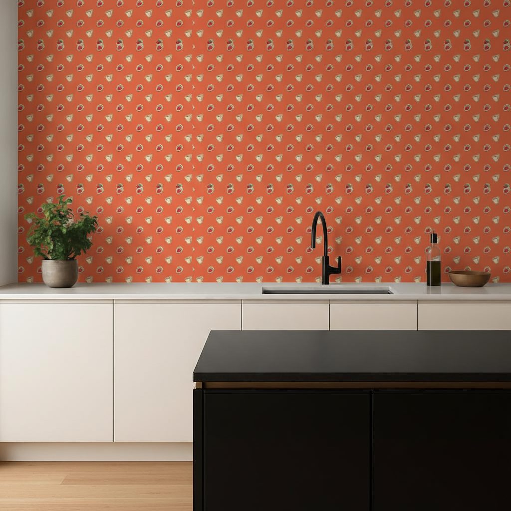 Sfondo Colorato con Accessori Vari in ambiente