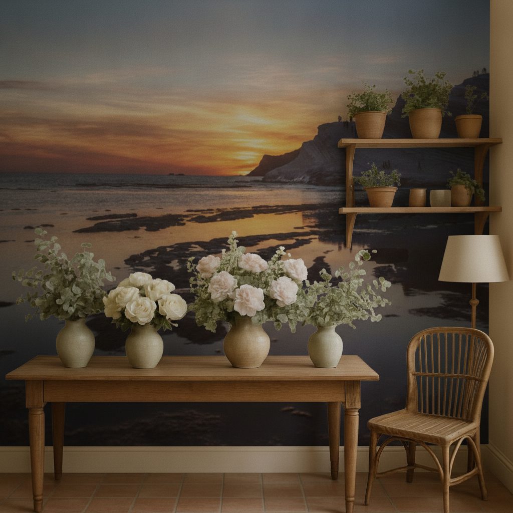 Scala dei Turchi Tramonto in ambiente