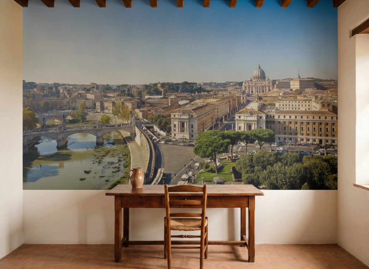 Roma da Castel Sant'angelo in ambiente