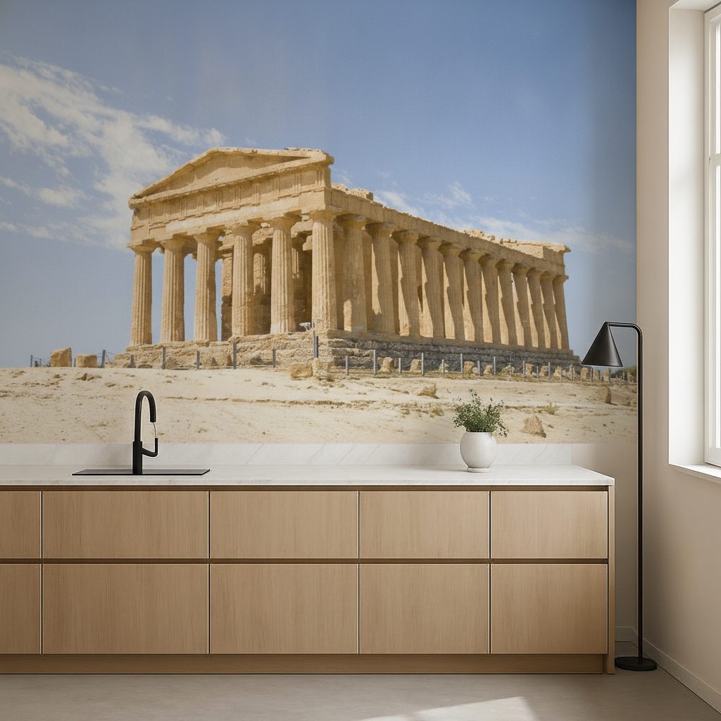 Tempio Concordia Agrigento in ambiente