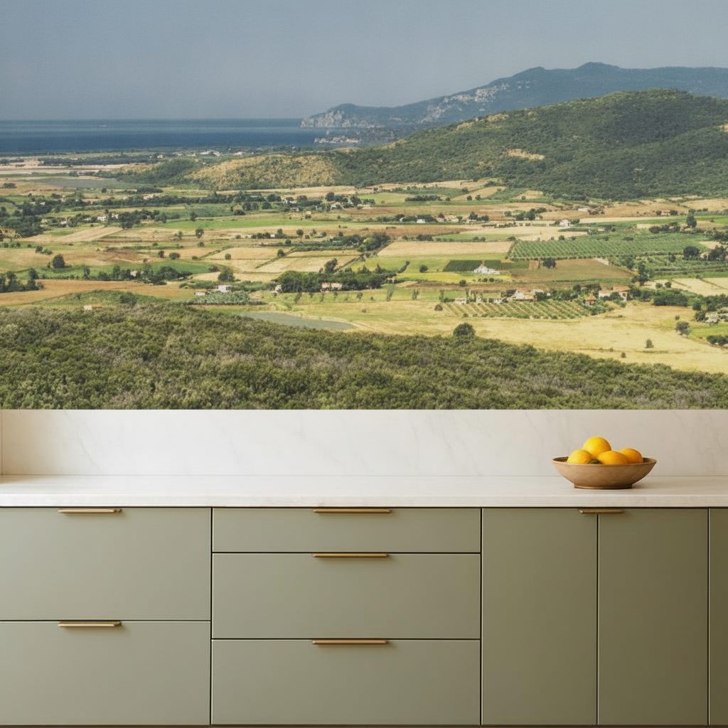 Paesaggio Maremma da Capalbio in ambiente