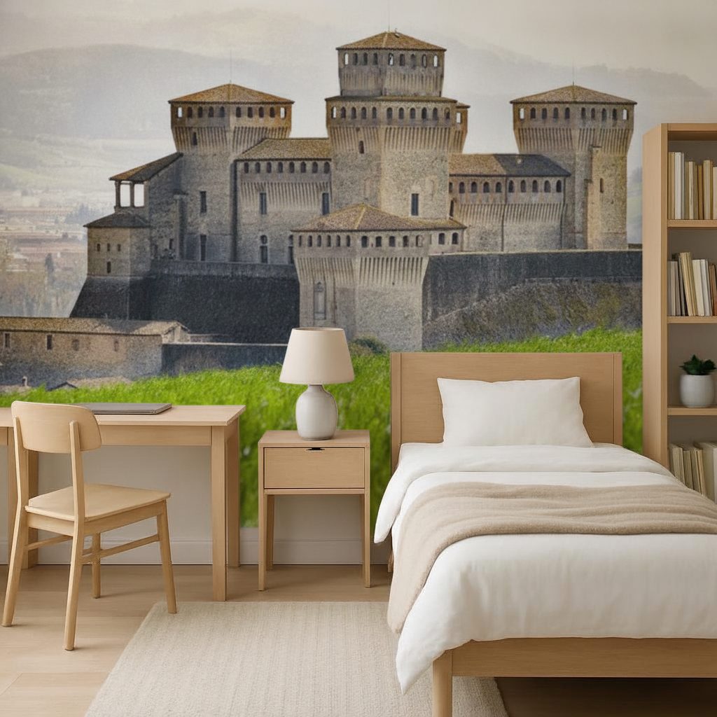 Castello Torrechiara e Prato in a room setting
