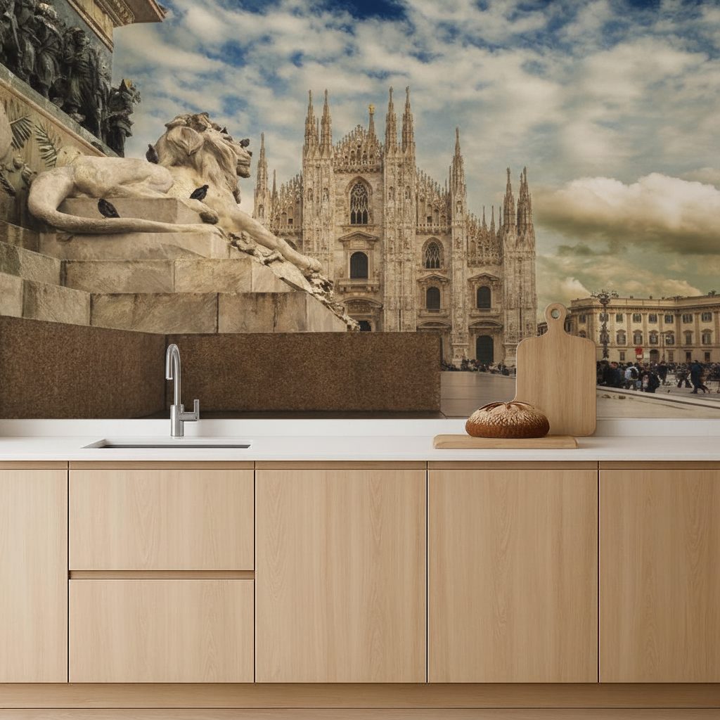 Piazza Duomo Milano in ambiente