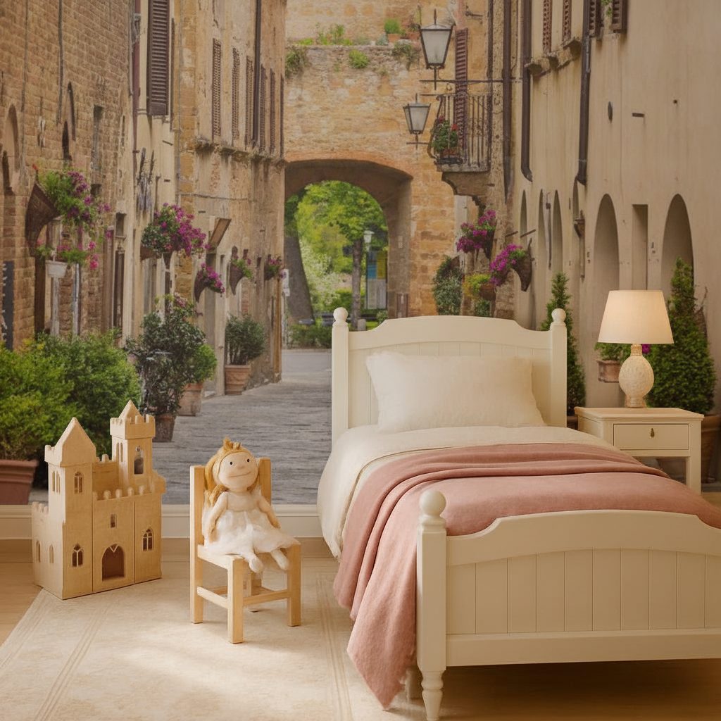 Bella via Pienza Toscana in ambiente